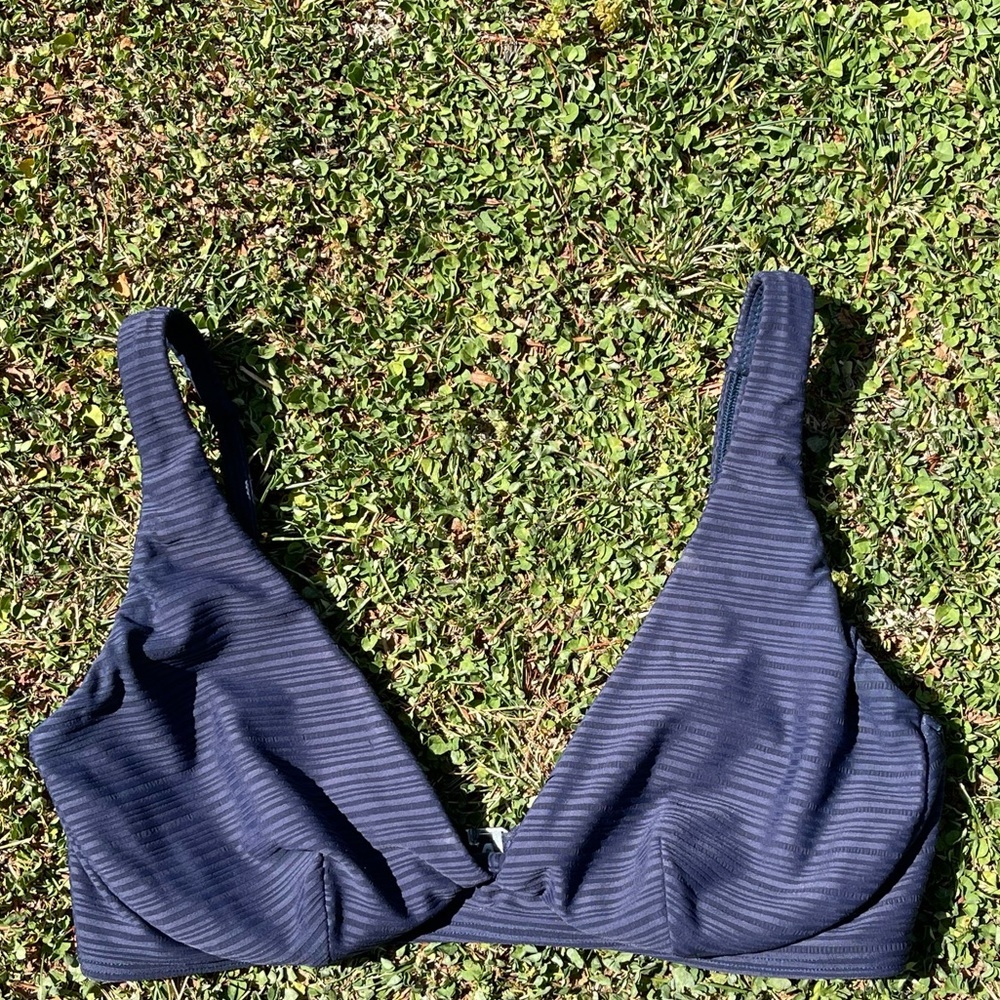 Jets by Jessika Allen Blue Bikini Top 6 swimwear